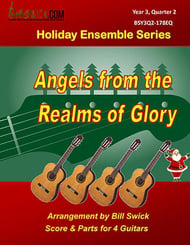 Bill Swick's Year 3, Quarter 2 - Holiday Ensembles for Four Guitars Guitar and Fretted sheet music cover Thumbnail